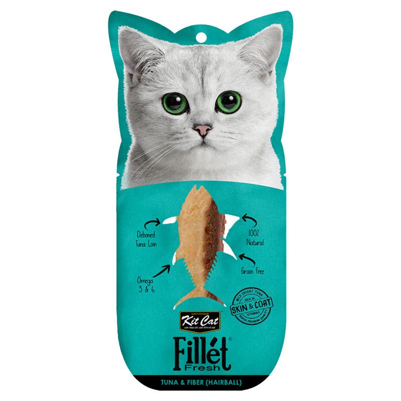 Kit Cat Fillet Fresh Tuna and Fiber (Hairball) - Shopivet.com