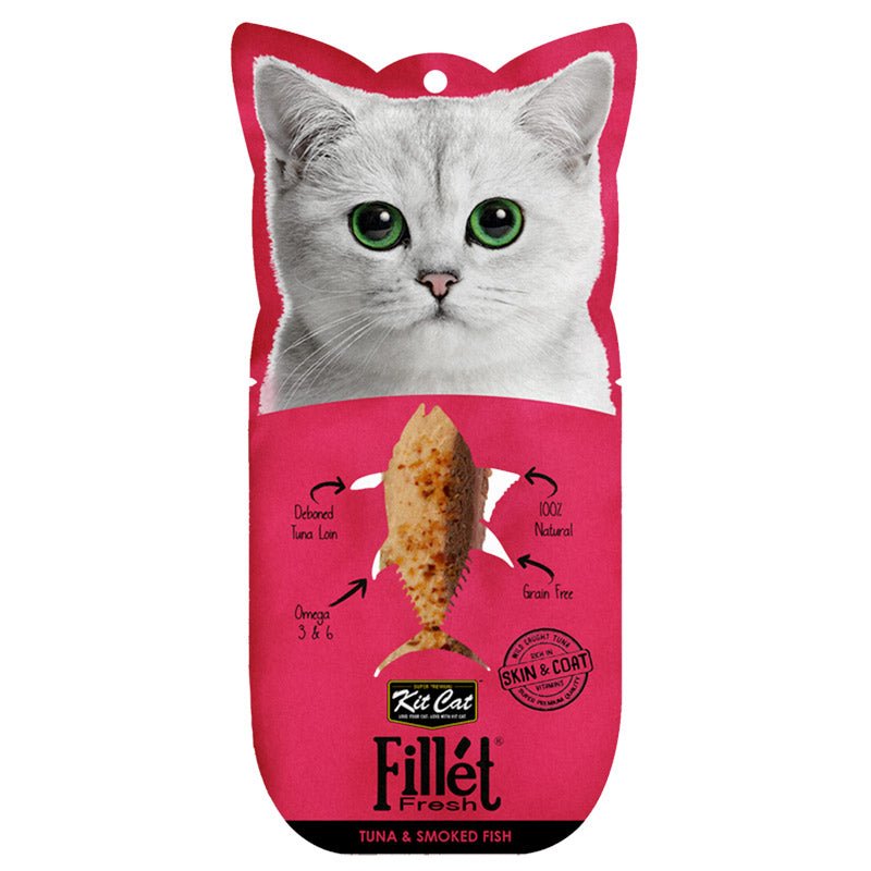 Kit Cat Fillet Fresh Tuna and Smoked Fish - Shopivet.com