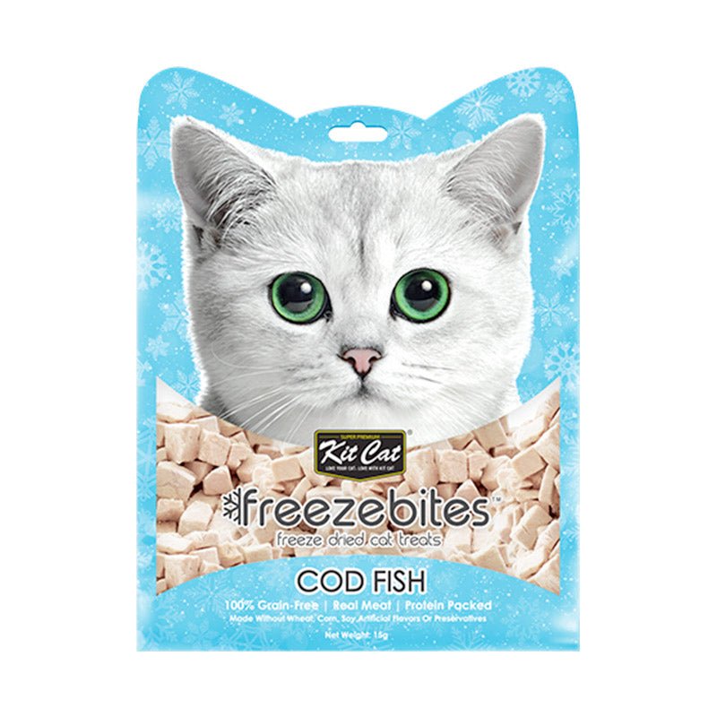 Kit Cat Freezebites Cod Fish 15g - Shopivet.com