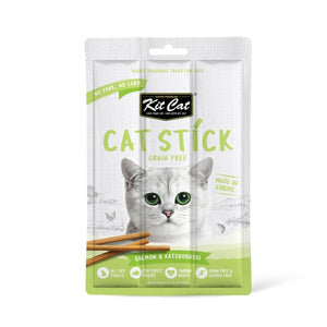 Kit Cat Grain Free Cat Stick Salmon & Katsuobushi 15g - Shopivet.com