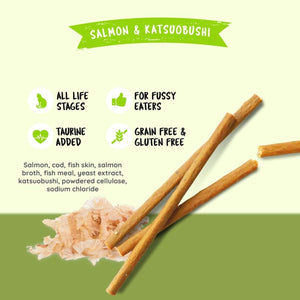 Kit Cat Grain Free Cat Stick Salmon & Katsuobushi 15g - Shopivet.com