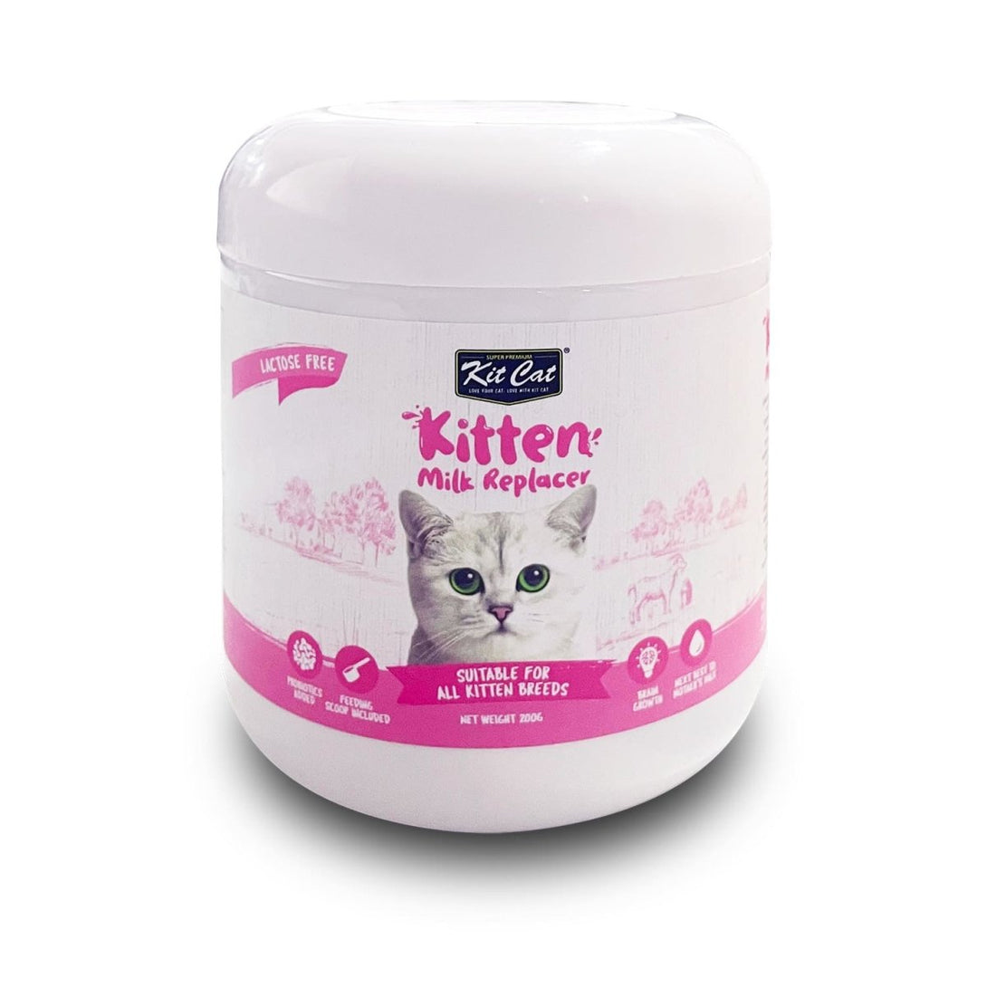Kit Cat Kitten Milk Replacer 200g + FREE Nursing Kit - Shopivet.com