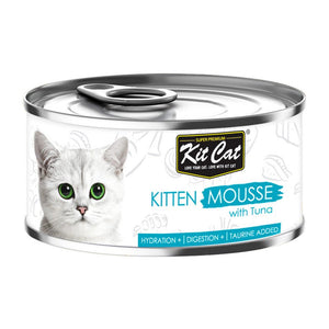 Kit Cat Kitten Mousse with Tuna 80g (1 Box - 24pcs) - Shopivet.com