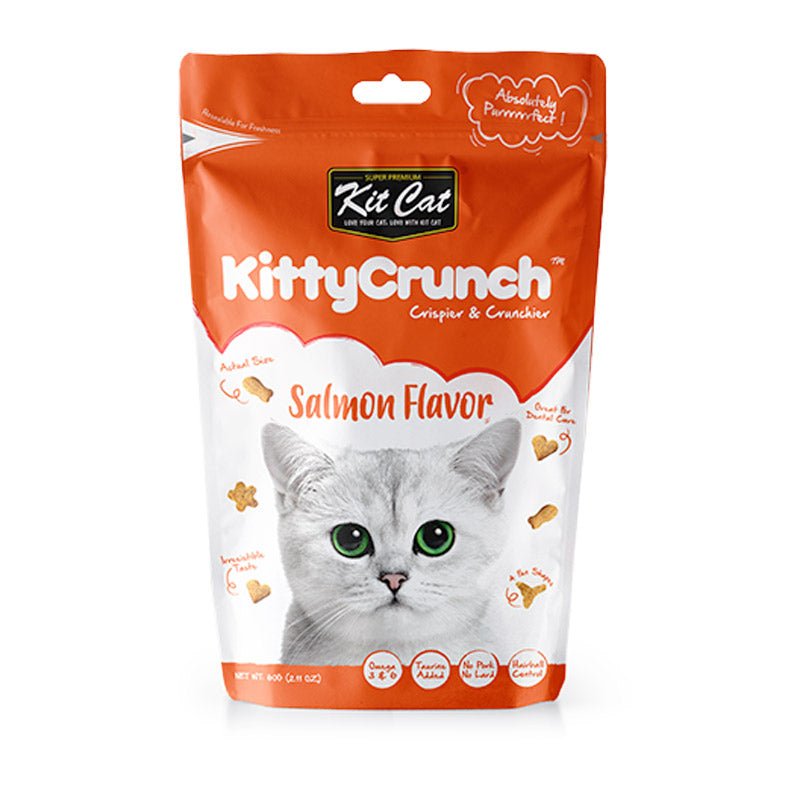 Kit Cat Kitty Crunch Salmon Flavor 60g - Shopivet.com