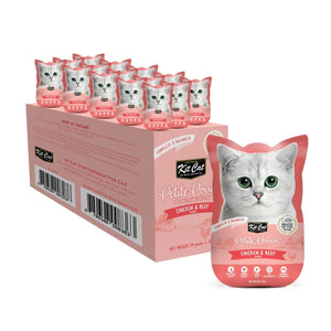 Kit Cat Petite Pouch 70g – Chicken & Beef (1 Box - 24pcs) - Shopivet.com