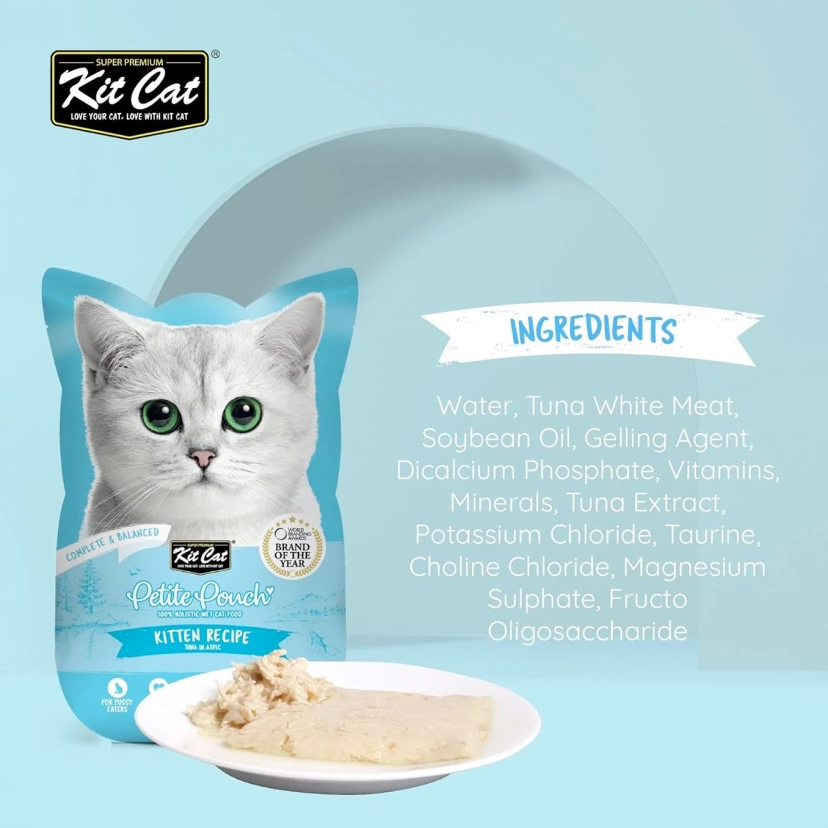 Kit Cat Petite Pouch 70g – Kitten Tuna (1 Box - 24pcs) - Shopivet.com