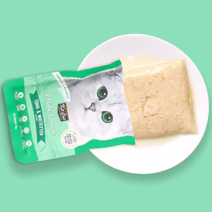 Kit Cat Petite Pouch 70g – Tuna & Whitefish (1 Box - 24pcs) - Shopivet.com