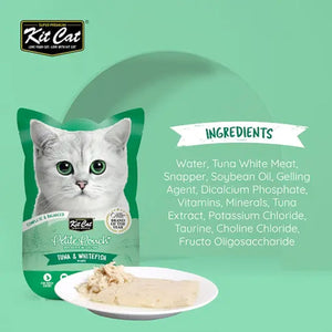 Kit Cat Petite Pouch 70g – Tuna & Whitefish (1 Box - 24pcs) - Shopivet.com