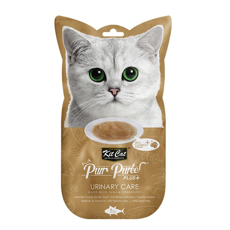 Kit Cat Purr Puree Plus+ Tuna & Cranberry (Urinary Care) - Shopivet.com
