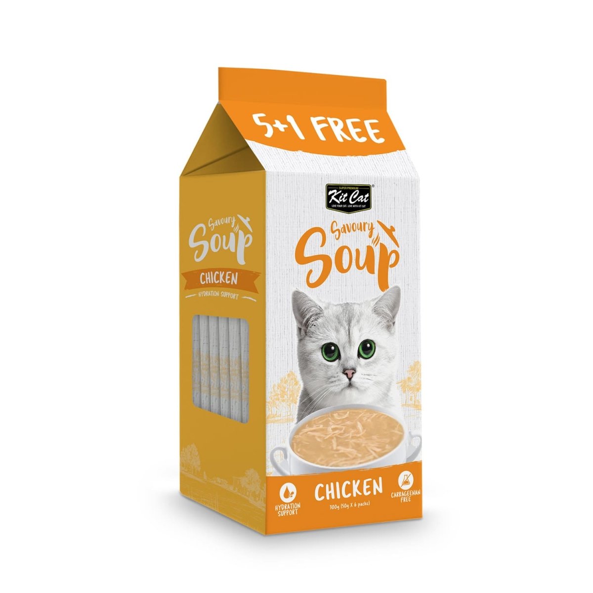 Kit Cat Savoury Soup Chicken 300g ( 6 X 50g ) - Shopivet.com