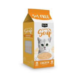 Kit Cat Savoury Soup Chicken 300g ( 6 X 50g ) - Shopivet.com