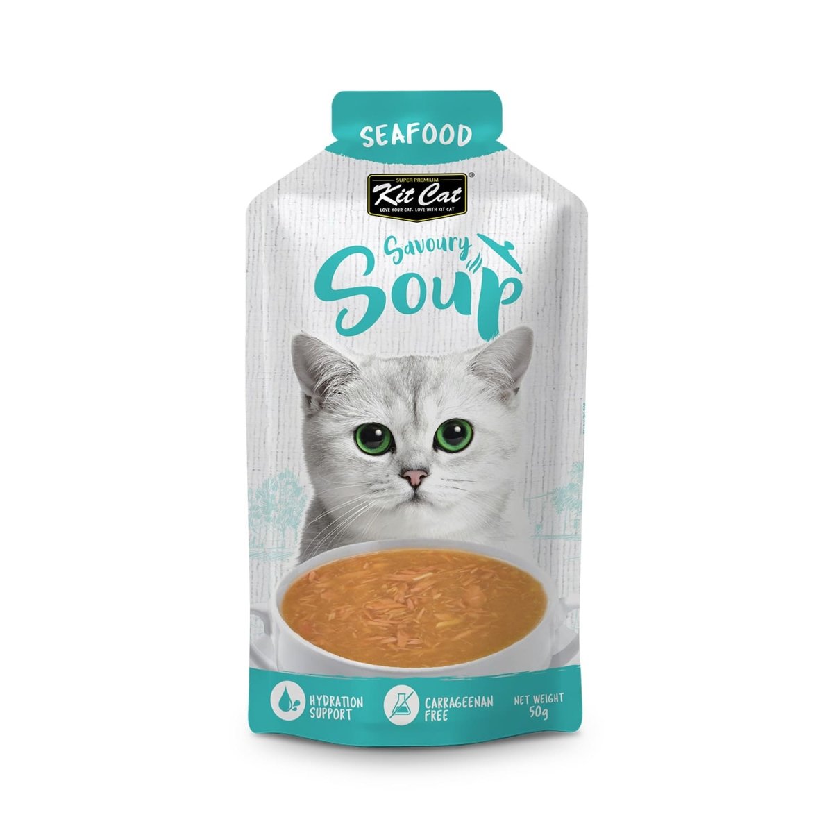 Kit Cat Savoury Soup Seafood 300g ( 6 X 50g ) - Shopivet.com