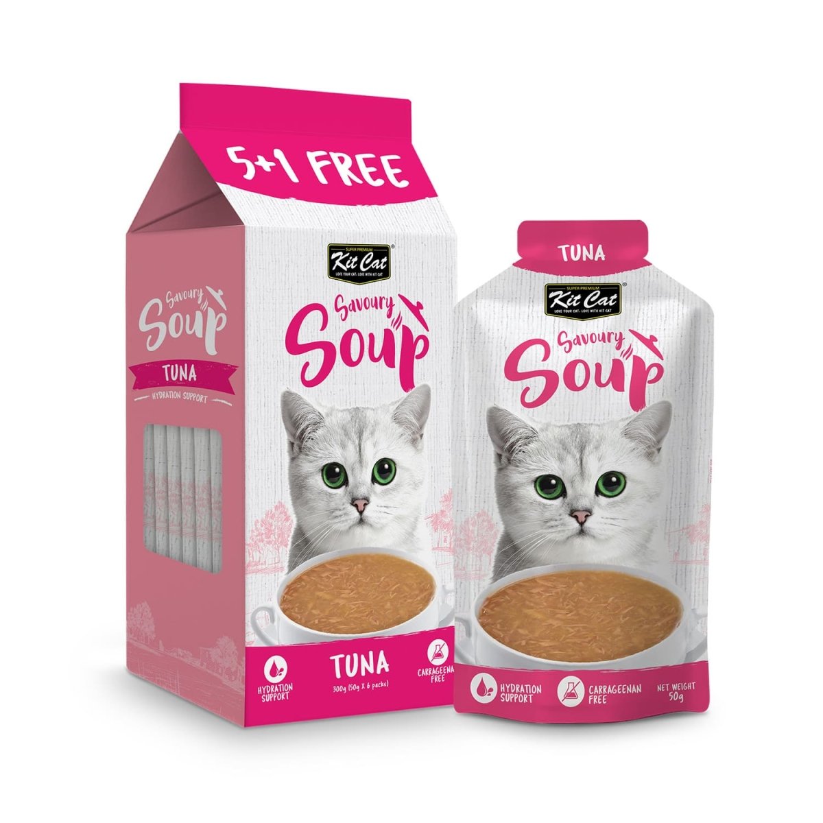 Kit Cat Savoury Soup Tuna 300g ( 6 X 50g ) - Shopivet.com