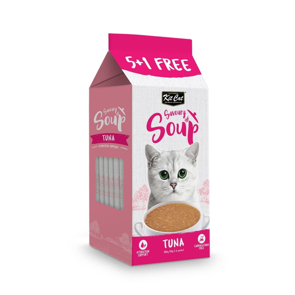 Kit Cat Savoury Soup Tuna 300g ( 6 X 50g ) - Shopivet.com