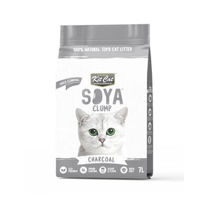 Kit Cat Soya Clump Soybean Litter – Charcoal 7L(1 Box – 6pcs) - Shopivet.com