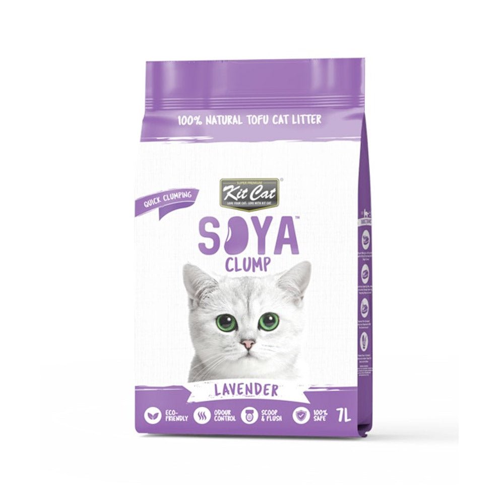 Kit Cat Soya Clump Soybean Litter – Lavender 7L(1 Box – 6pcs) - Shopivet.com