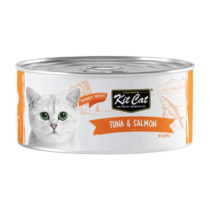 Kit Cat Tuna & Salmon 80g (1 Box - 24pcs) - Shopivet.com