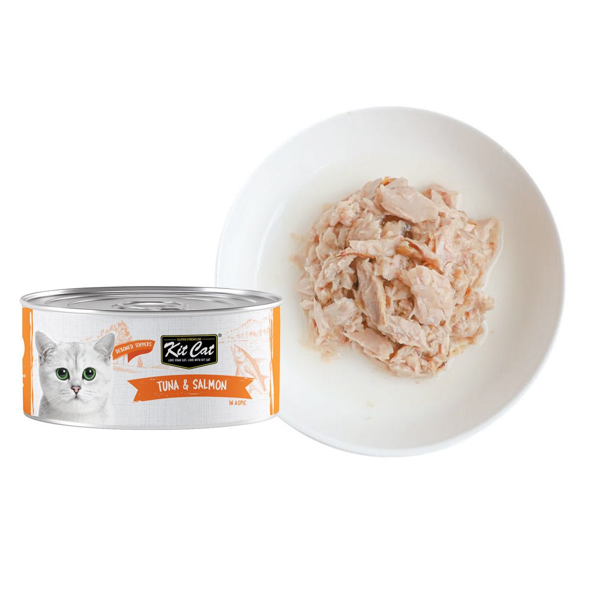 Kit Cat Tuna & Salmon 80g (1 Box - 24pcs) - Shopivet.com
