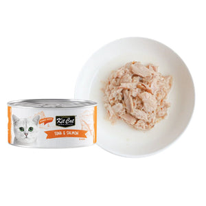 Kit Cat Tuna & Salmon 80g (1 Box - 24pcs) - Shopivet.com