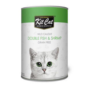 Kit Cat Wild Caught Double Fish & Shrimp - Shopivet.com
