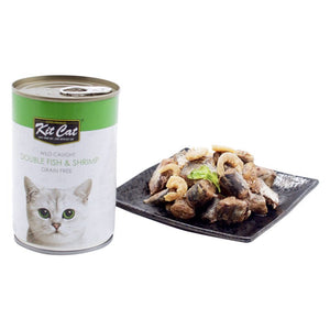 Kit Cat Wild Caught Double Fish & Shrimp - Shopivet.com