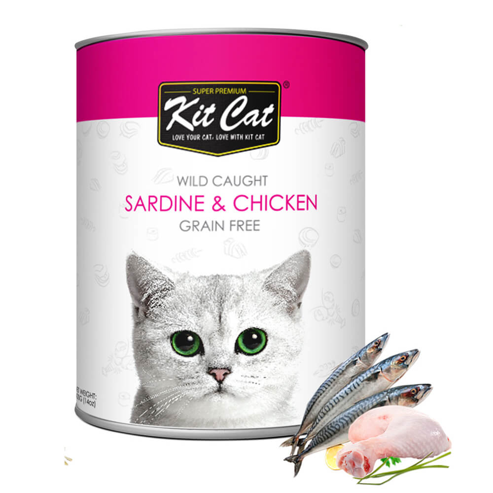 Kit Cat Wild Caught Sardine & Chicken - Shopivet.com