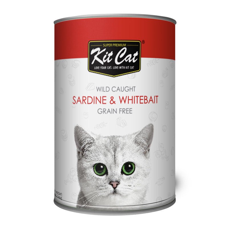 Kit Cat Wild Caught Sardine & WhiteBait - Shopivet.com