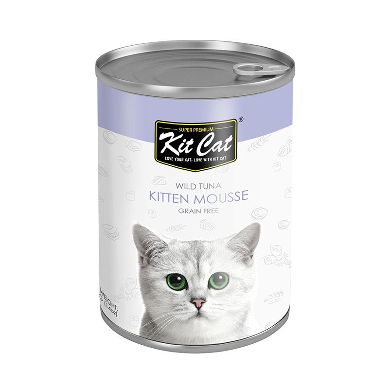 Kit Cat Wild Tuna Kitten Mousse Canned Cat Food 400g - Shopivet.com