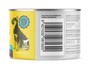 Kiwi Kitchens Barn Raised Chicken & Mussel Dinner Canned Wet Puppy Food - 170g - Shopivet.com