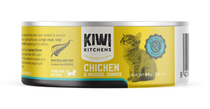 Kiwi Kitchens Chicken & Mussel Dinner Canned Wet Kitten Food - 85g - Shopivet.com