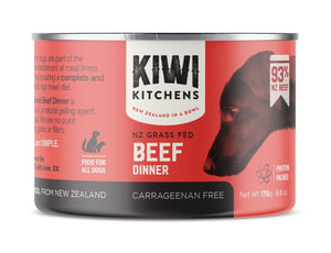 Kiwi Kitchens Grass Fed Beef Dinner Canned Wet Dog Food - 375g - Shopivet.com