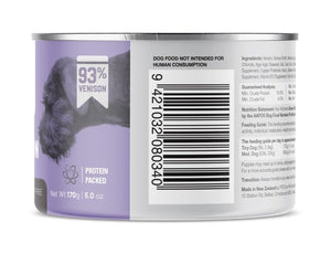 Kiwi Kitchens Grass Fed Venison Dinner Canned Wet Dog Food - 170g - Shopivet.com
