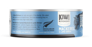 Kiwi Kitchens Mackerel & Lamb Dinner Canned Wet Cat Food - 170g - Shopivet.com
