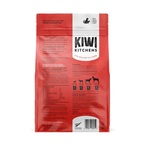 Kiwi Kitchens Raw Freeze Dried Grass Fed Beef Dinner Dry Dog Food - 900g - Shopivet.com