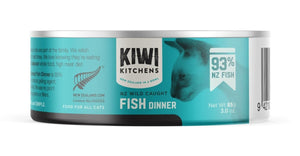 Kiwi Kitchens Wild Caught Fish Dinner Canned Wet Cat Food - 170g - Shopivet.com