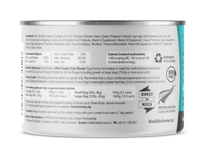 Kiwi Kitchens Wild Caught Fish Dinner Canned Wet Dog Food - 375g - Shopivet.com