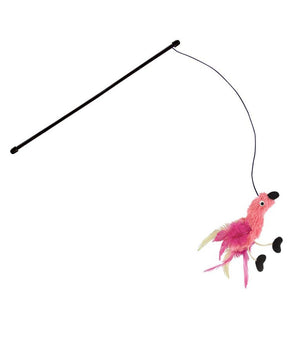 Kong Active Feather Teaser Wand Cat Toy - Shopivet.com