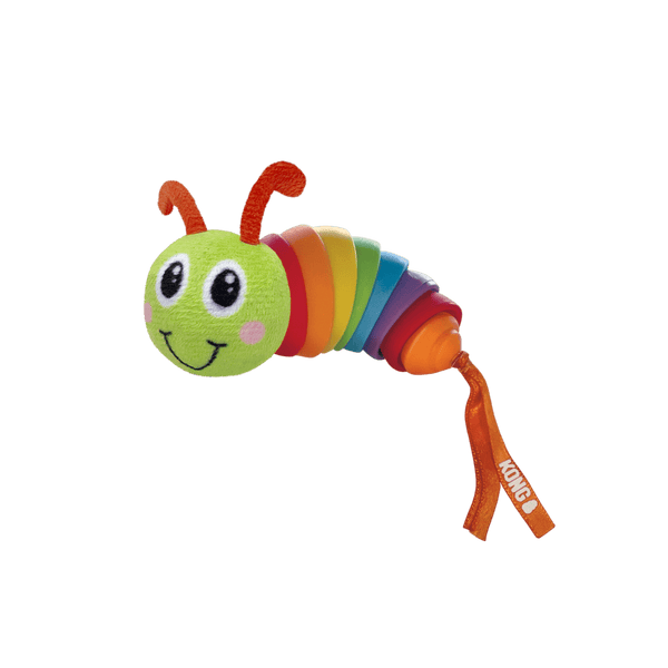 Kong Bat - A - Bout Clacks Caterpillar Cat Toy - Shopivet.com