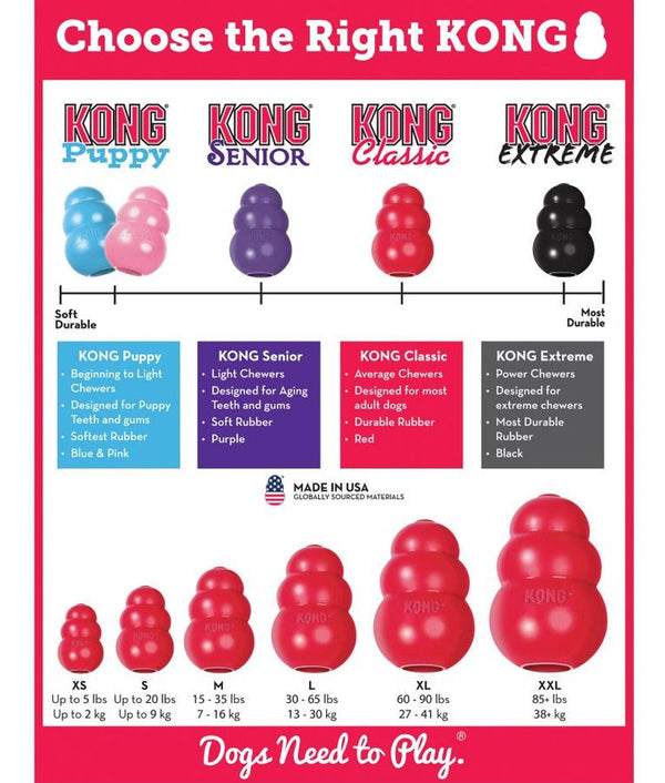 Kong Classic Dog Toy - X - S - Shopivet.com