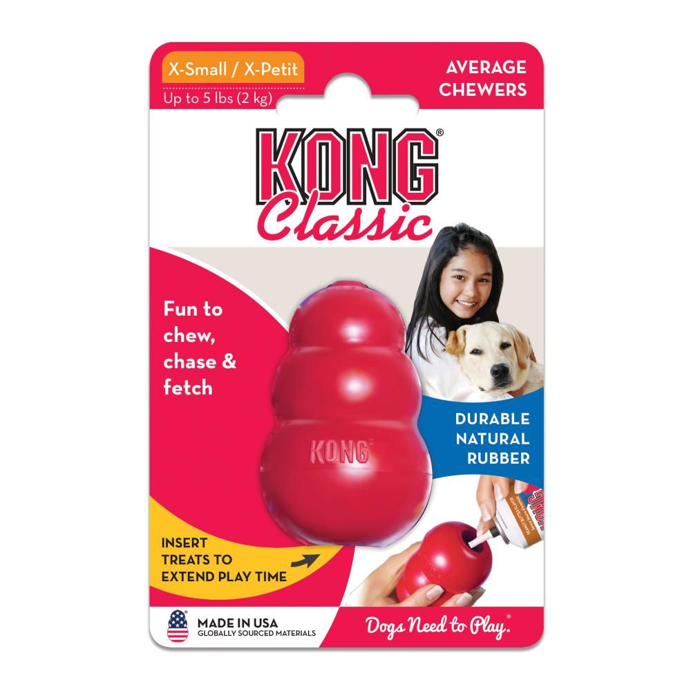 Kong Classic Dog Toy - X - S - Shopivet.com