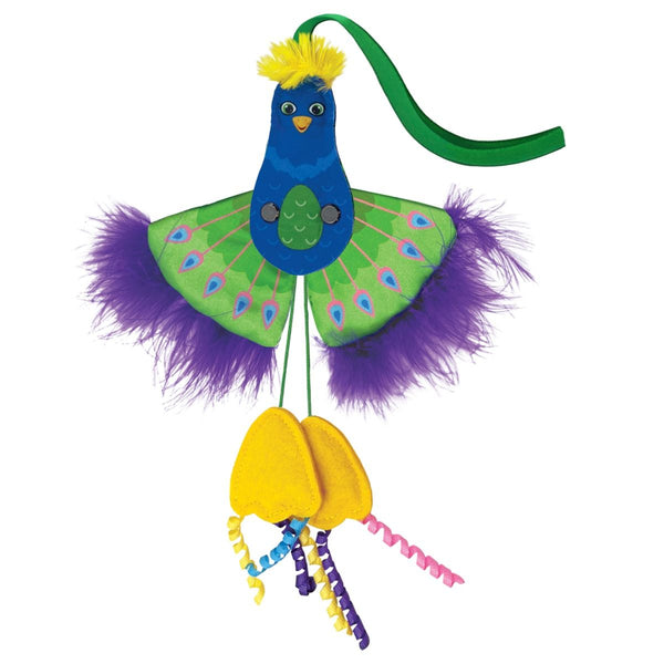 Kong Connects Peacock Feather Cat Toy - Shopivet.com