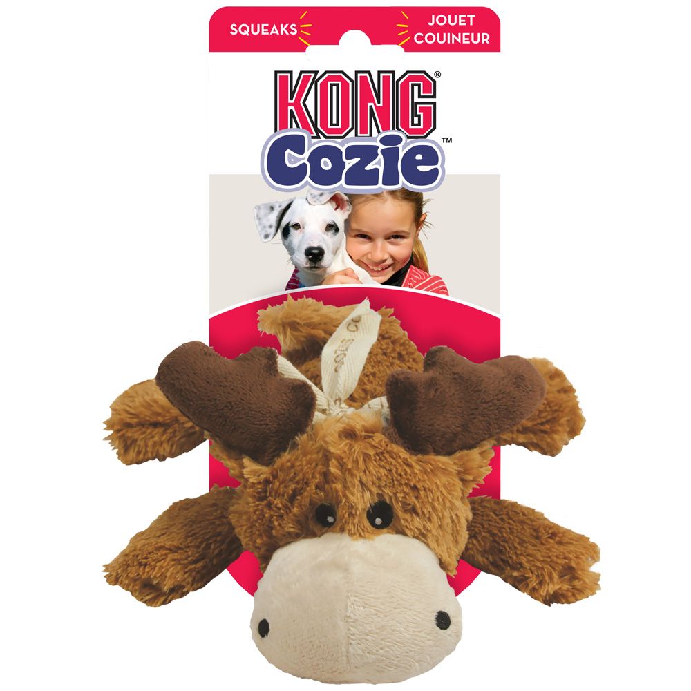 Kong Cozie Marvin Moose Dog Toy - S - Shopivet.com