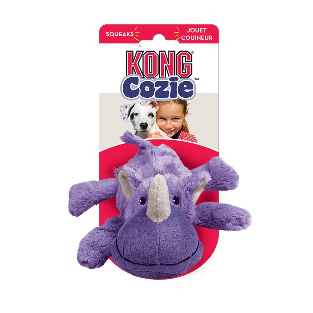 Kong Cozie Rosie Rhino Dog Toy - M - Shopivet.com