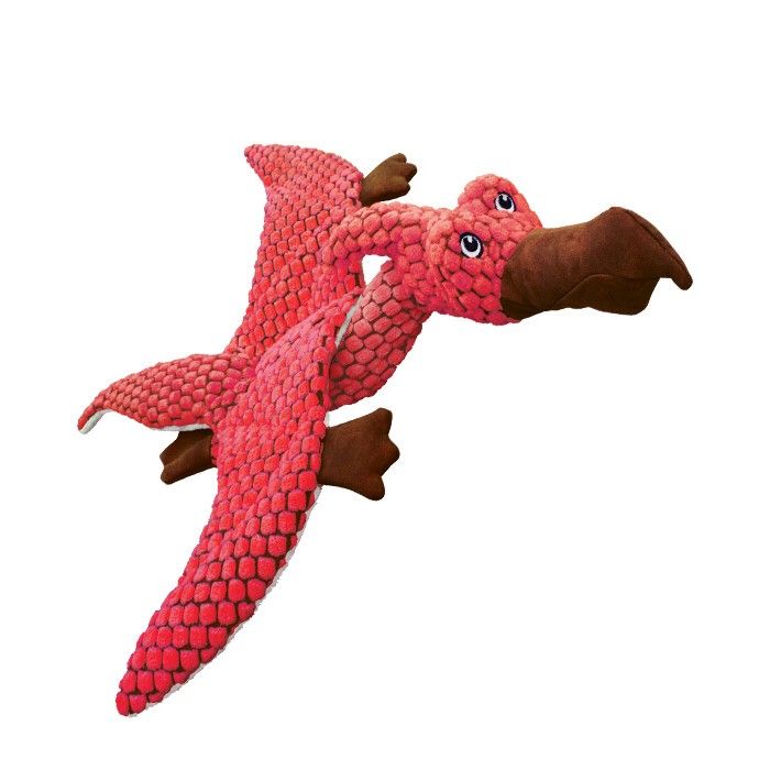 Kong Dynos Pterodactyl Coral Dog Toy - LARGE - Shopivet.com