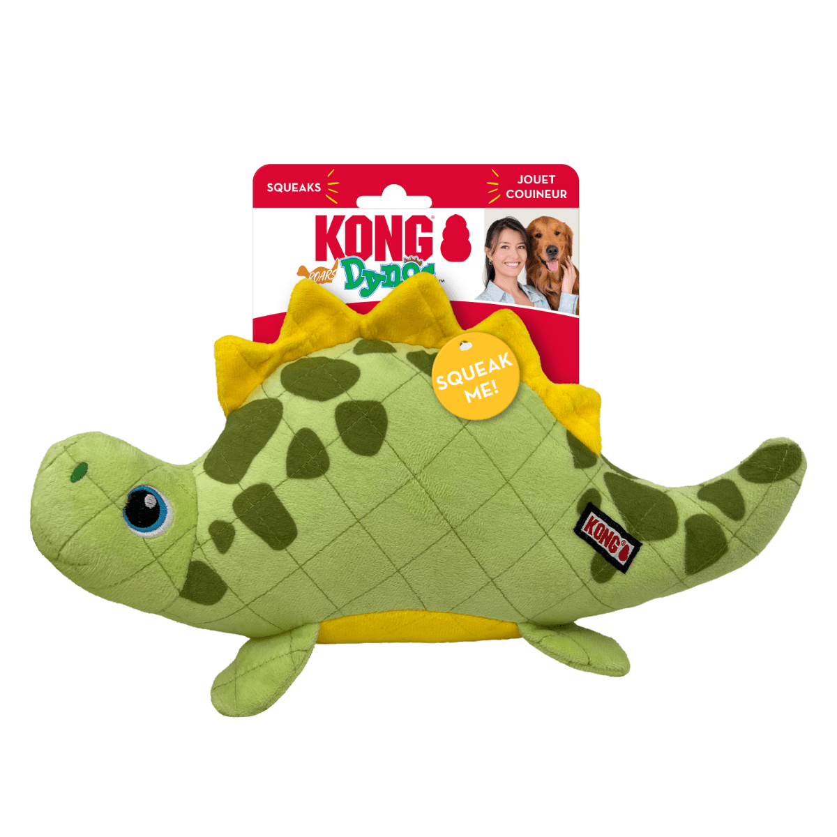 Kong Dynos Roars Dog Toy Green - Green M/L - Shopivet.com