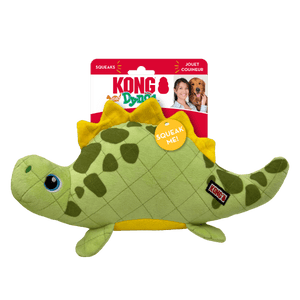 Kong Dynos Roars Dog Toy Green - Green M/L - Shopivet.com