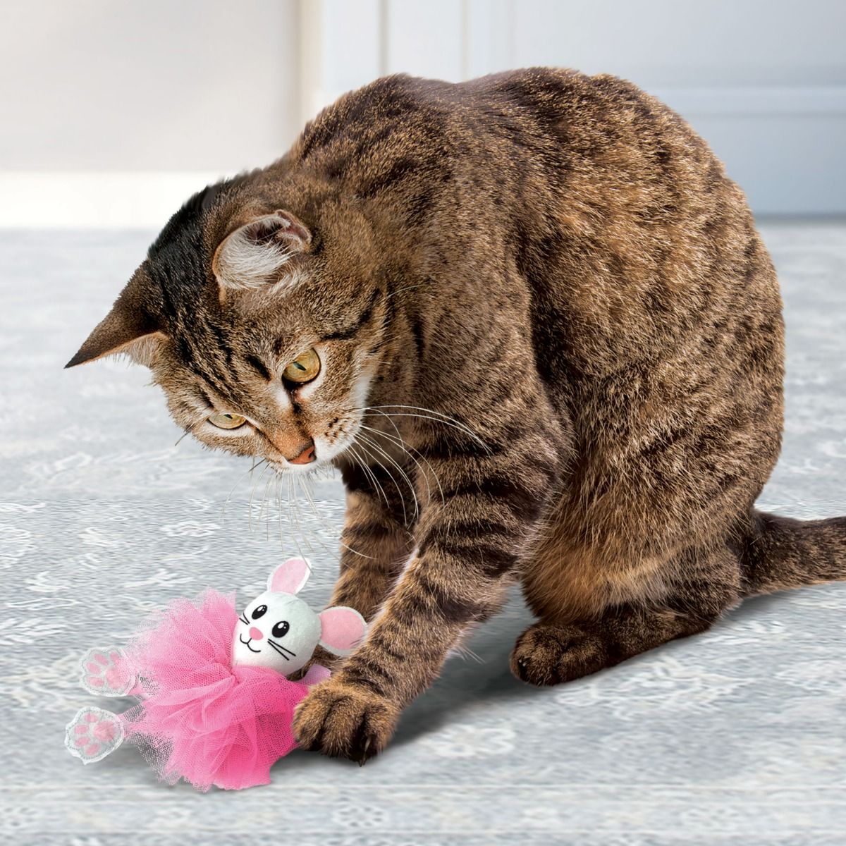 Kong Flingaroo Tutu Mouse Cat Toy - Shopivet.com