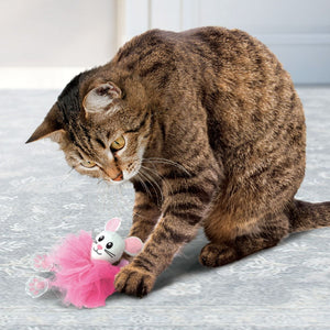 Kong Flingaroo Tutu Mouse Cat Toy - Shopivet.com