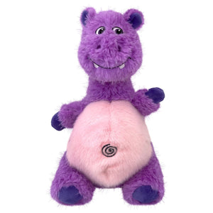 Kong Knots Belly Hippo Squeaker Dog Toy - M/L - Shopivet.com