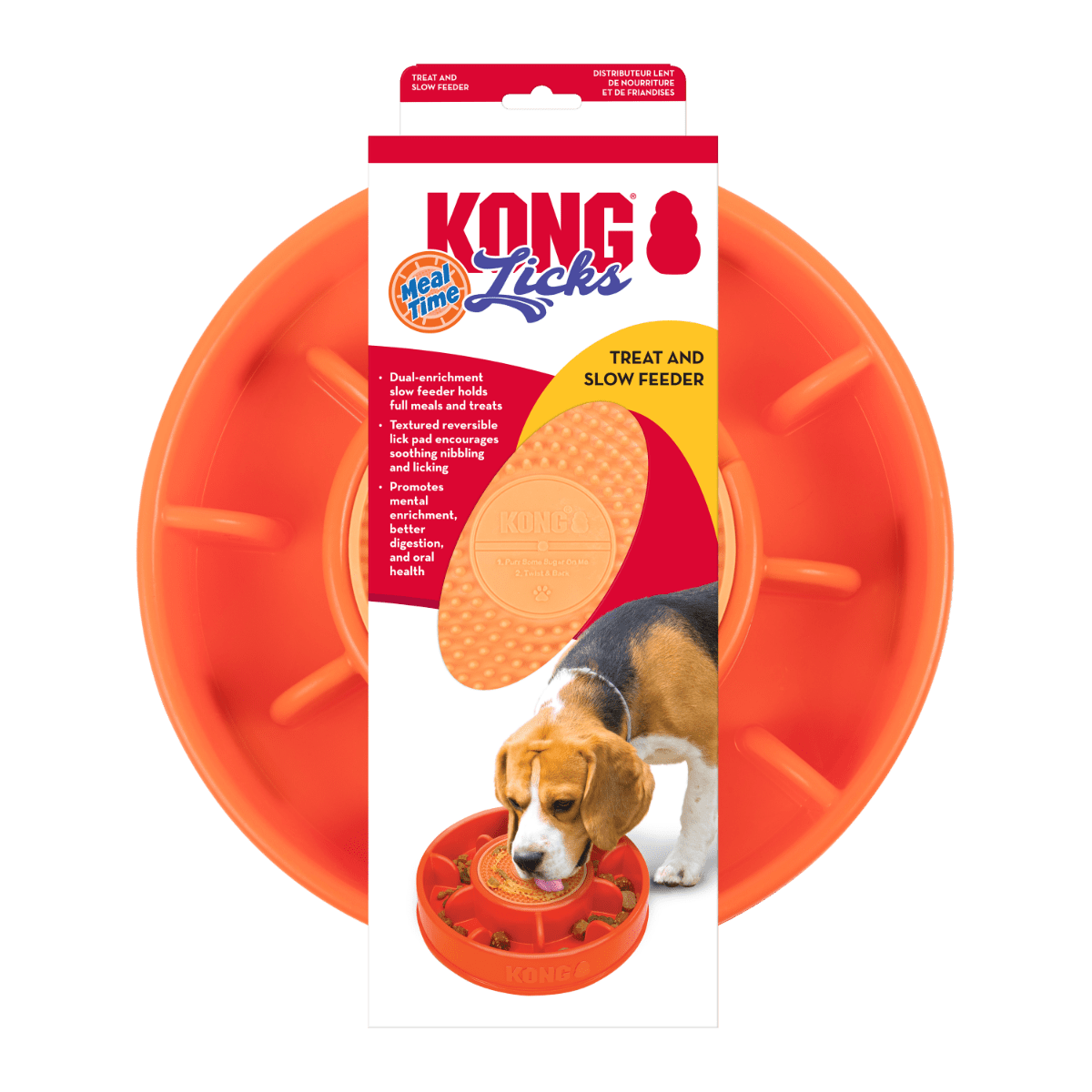 Kong Licks Mealtime Interactive Dog Feeder Large - Large - Shopivet.com